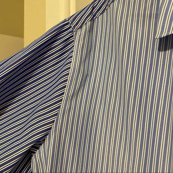 Gianni Bini Tara Stripe Color Block Button Down - Picture 3 of 4